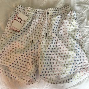 ROLLER RABBIT men’s disco hearts swim trunks NWT